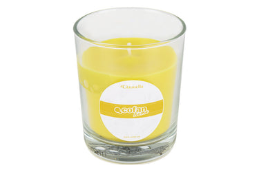 Cofan – Vela Citronela en Vaso de Vidrio | 28 h de duración | Pack 1 o Pack 6